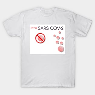 INFOGRAPHICS OF stop Covid 22 T-Shirt